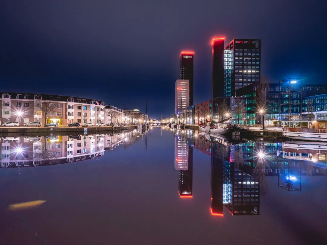 Leeuwarden bij nacht